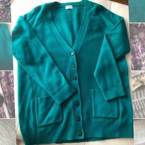 Madewell Wallace front button cardigan sz M